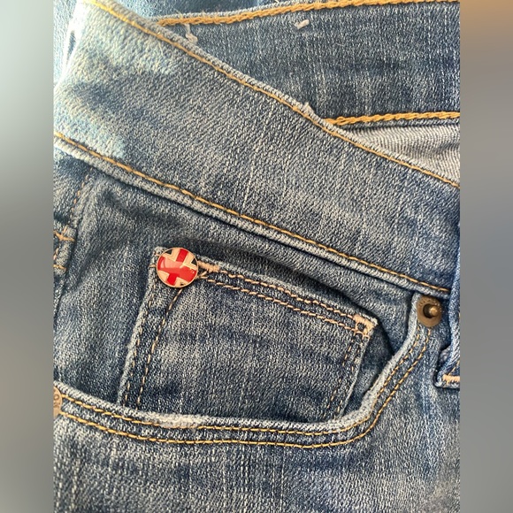 HUDSON Krista Distressed Skinny Jean sz 27 - Picture 10 of 11